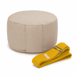 Sommer Set Yogakissen Classic small + Yogagurt gelb - yogabox