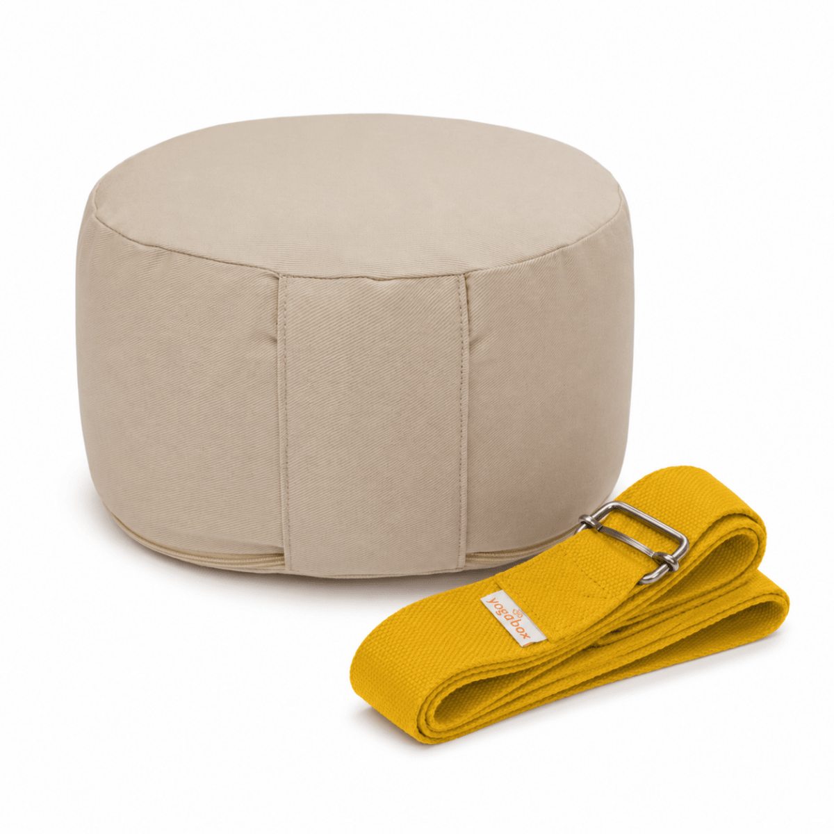 Sommer Set Yogakissen Classic small + Yogagurt gelb - yogabox