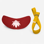Sommer Yogaset Yogakissen Halbmond + Yogagurt gelb - yogabox