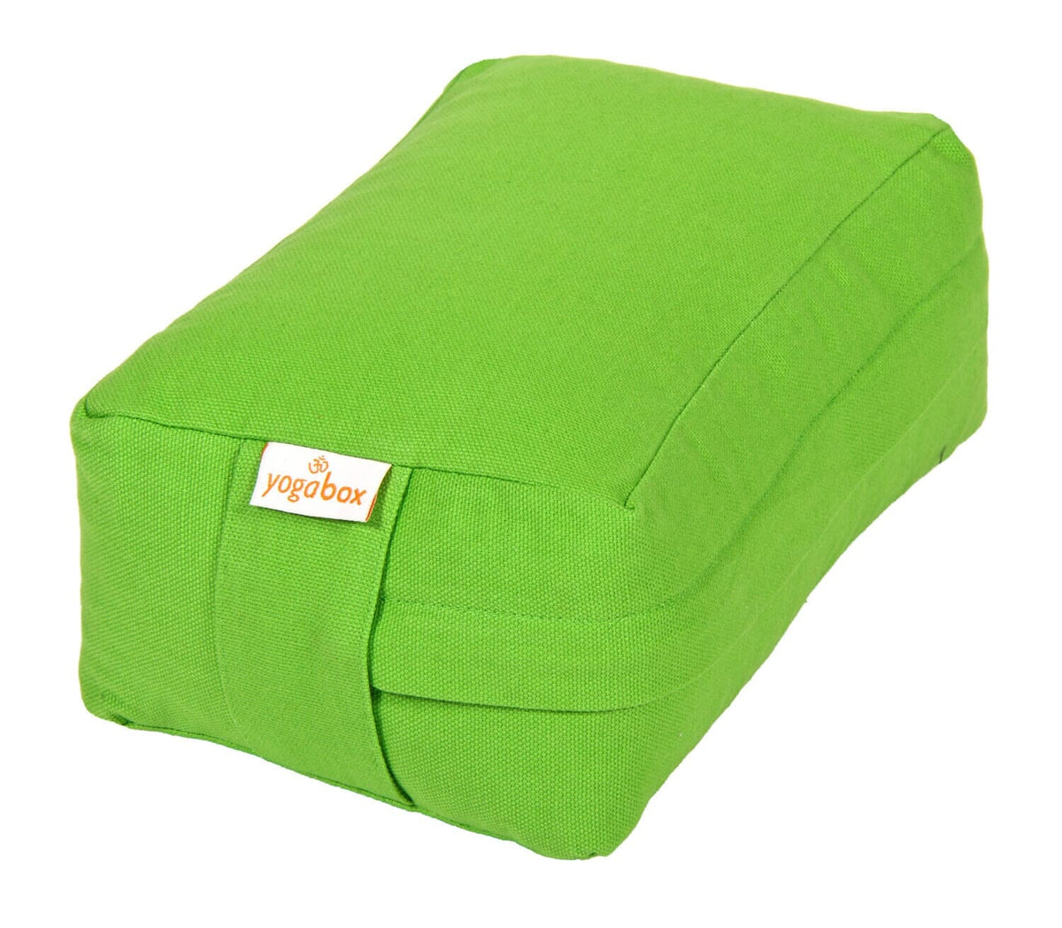 VIPASSANA Kissen mini apfelgrün Buchweizenschalen 22 x 13 x 8 cm