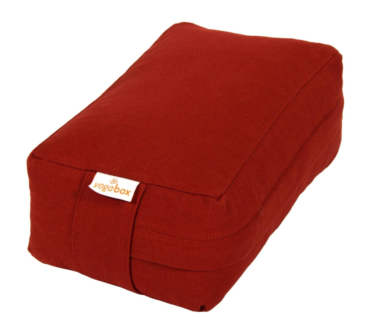 VIPASSANA Kissen mini bordeaux Buchweizenschalen 22 x 13 x 8 cm