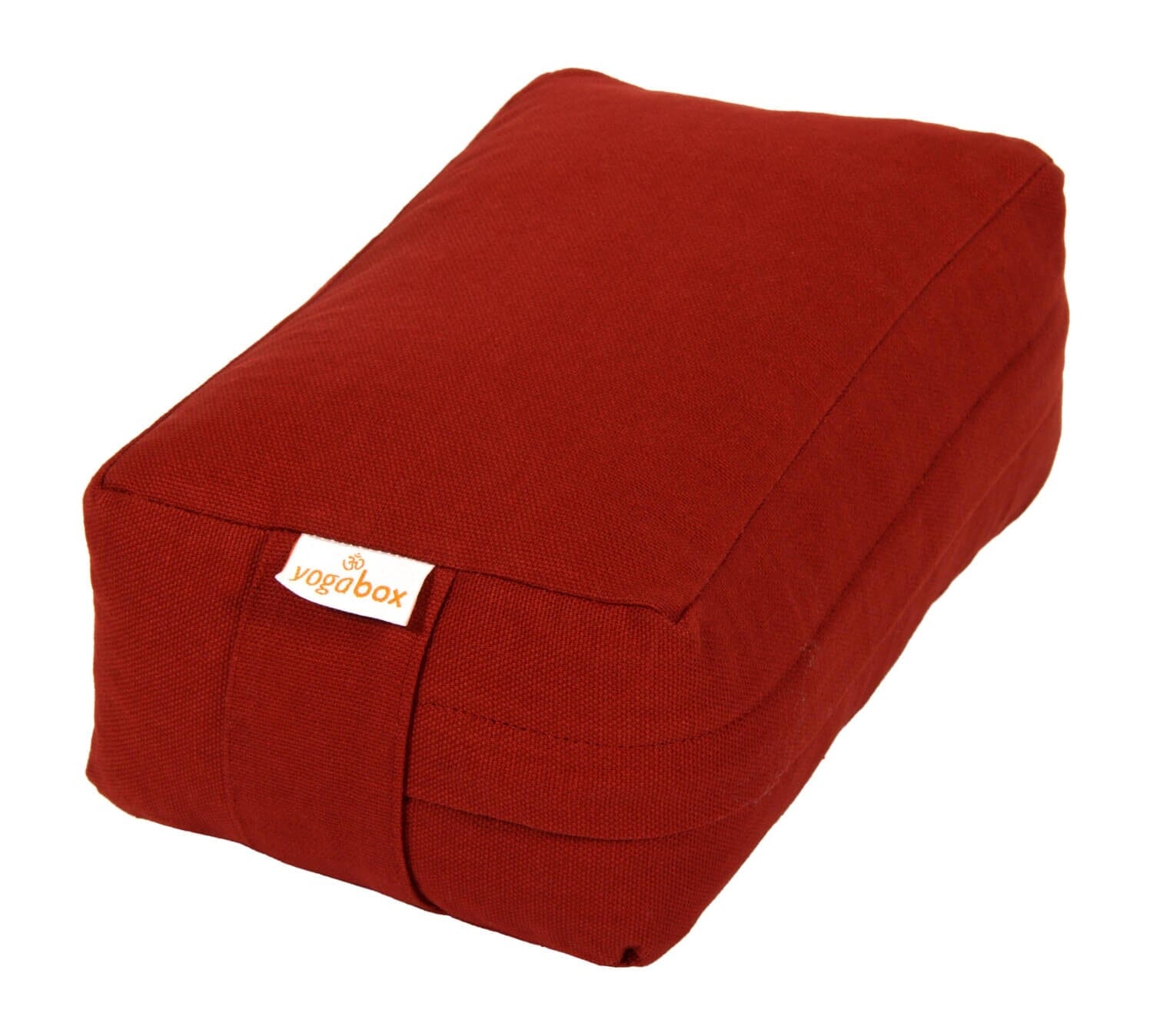 VIPASSANA Kissen mini bordeaux Buchweizenschalen 22 x 13 x 8 cm