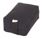 VIPASSANA Kissen mini grau Buchweizenschalen 22 x 13 x 8 cm