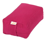 VIPASSANA Kissen mini magenta Buchweizenschalen 22 x 13 x 8 cm