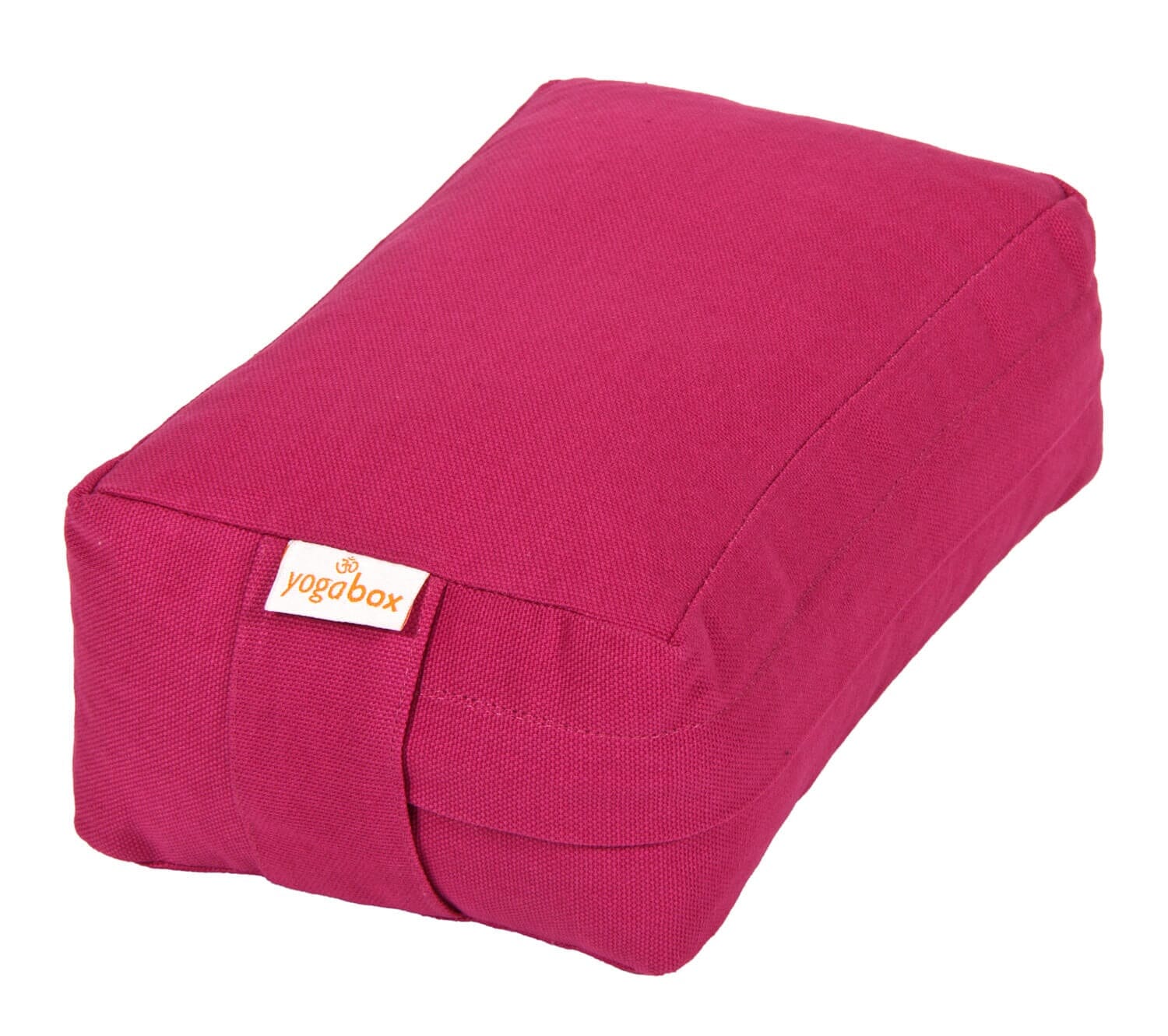 VIPASSANA Kissen mini magenta Buchweizenschalen 22 x 13 x 8 cm