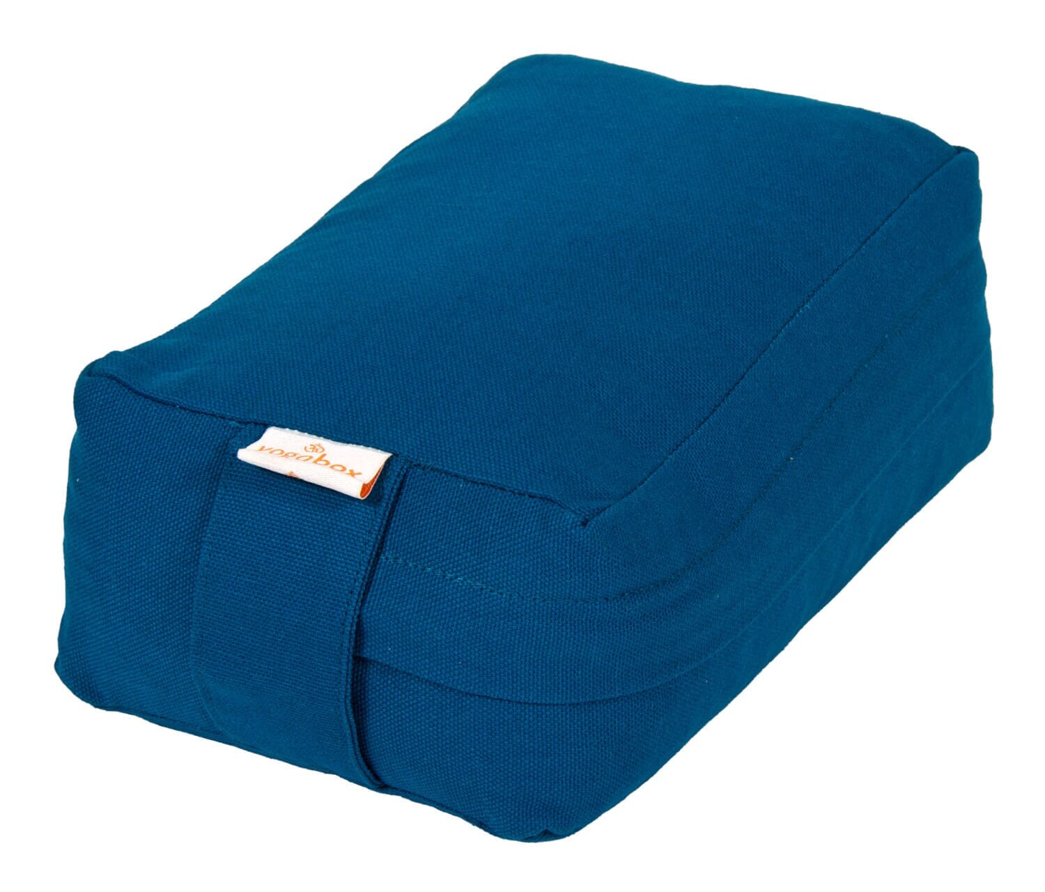 VIPASSANA Kissen mini petrol Buchweizenschalen 22 x 13 x 8 cm