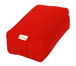 VIPASSANA Kissen mini rot Buchweizenschalen 22 x 13 x 8 cm