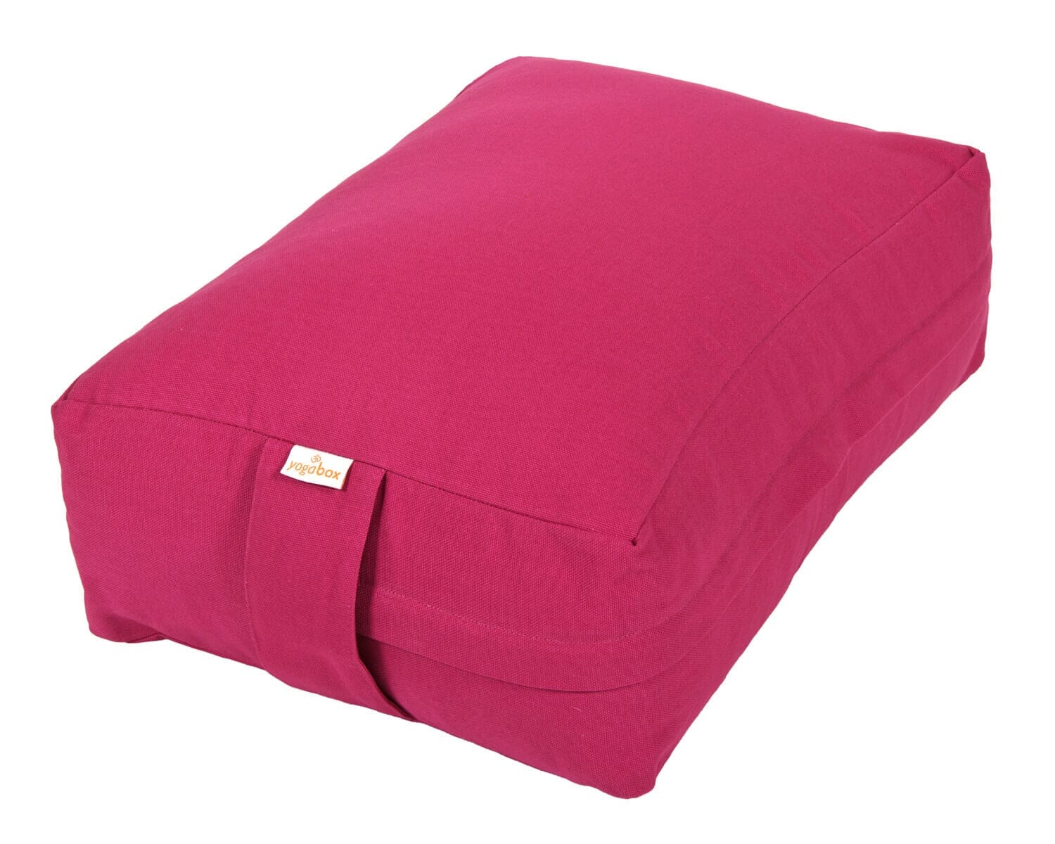 VIPASSANA Kissen XL magenta Buchweizenschalen 45 x 33 x 14 cm