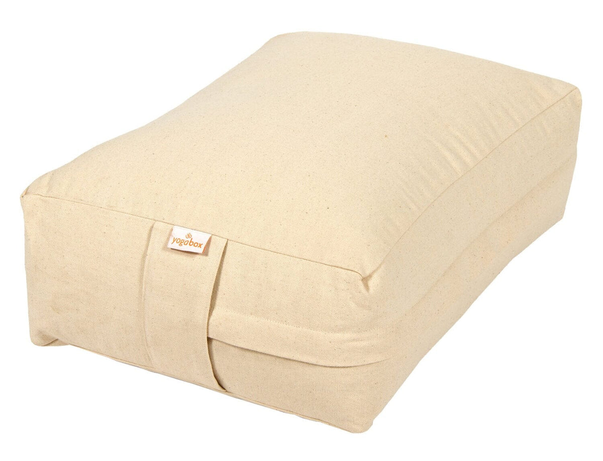 VIPASSANA Kissen XL natur Buchweizenschalen 45 x 33 x 14 cm