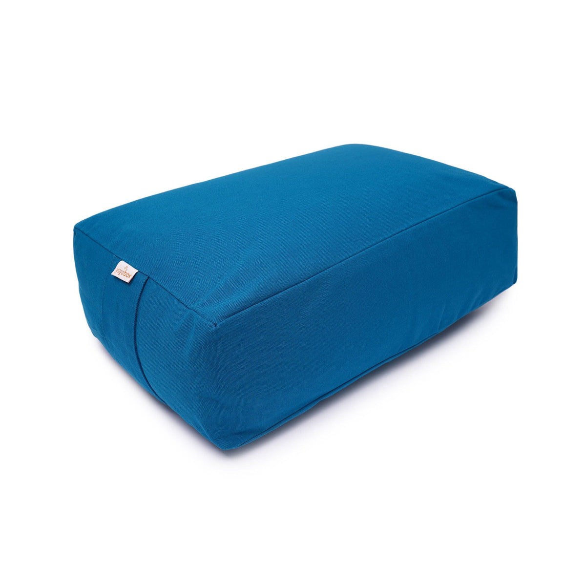 VIPASSANA Kissen XL petrol Buchweizenschalen 45 x 33 x 14 cm