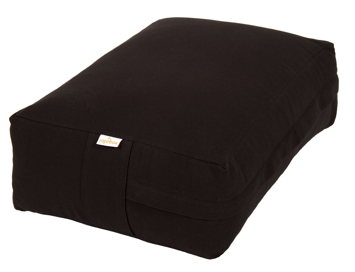 VIPASSANA Kissen XL schwarz Buchweizenschalen 45 x 33 x 14 cm