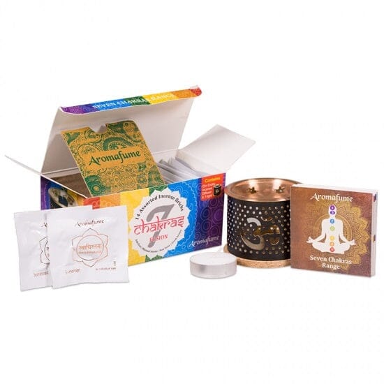 Weihrauchverdampfer 7 Chakra Test Set - YOVANA GmbH • yogabox.de