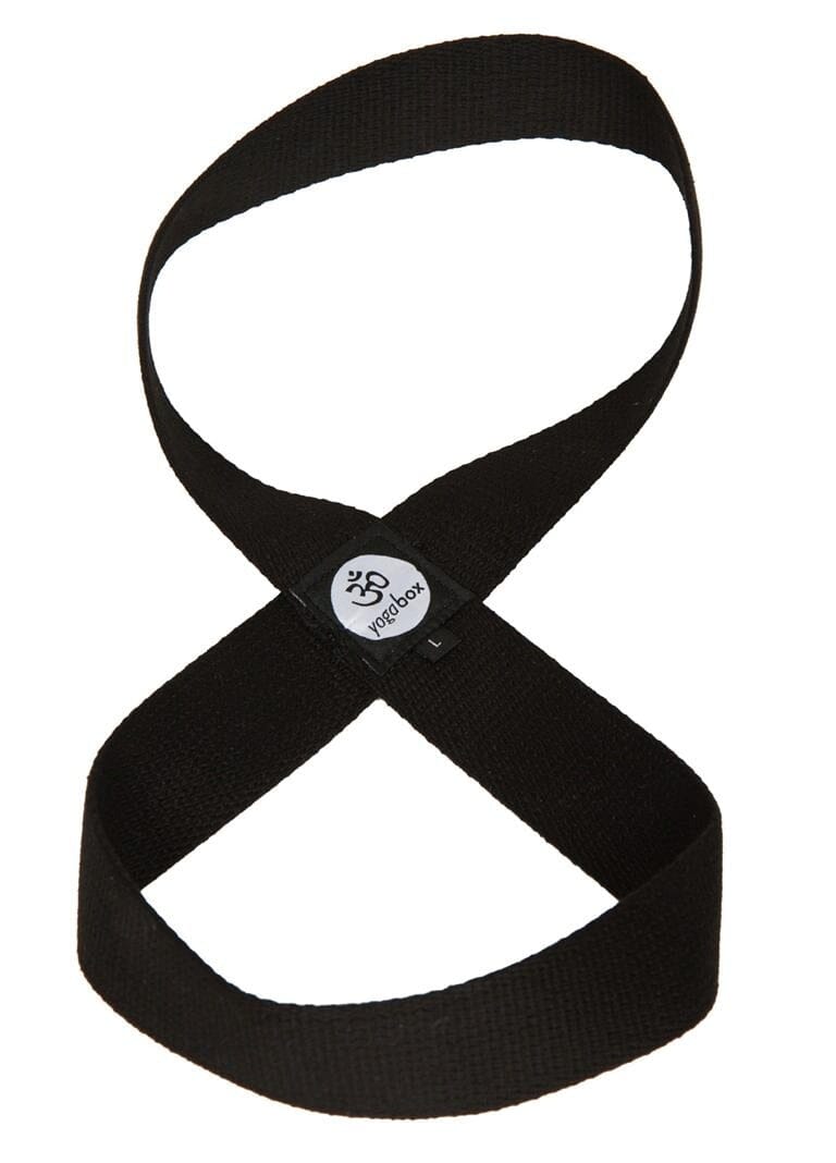 Yoga Loop - regional hergestellt schwarz L (ca. 48 cm) 