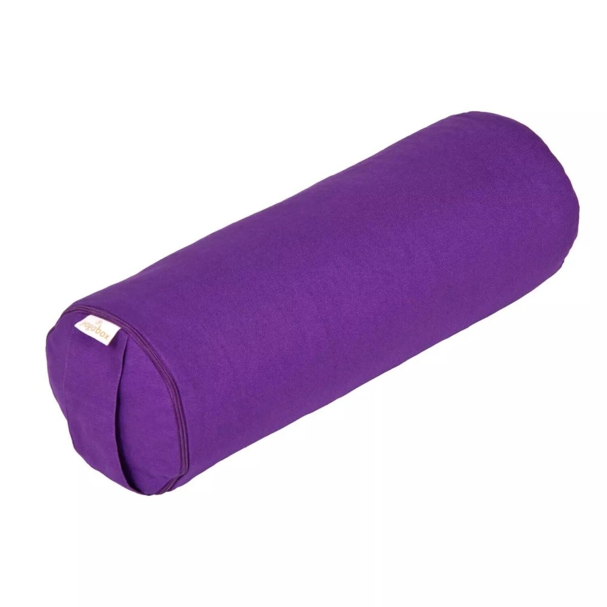 Yoga MINI BOLSTER / Nackenrolle BASIC lila 38 x 15 x 15 cm Buchweizenschalen