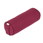 Yoga MINI BOLSTER / Nackenrolle BASIC aubergine Buchweizenschalen 38 x 15 x 15 cm