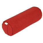Yoga MINI BOLSTER / Nackenrolle BASIC bordeaux Buchweizenschalen 38 x 15 x 15 cm