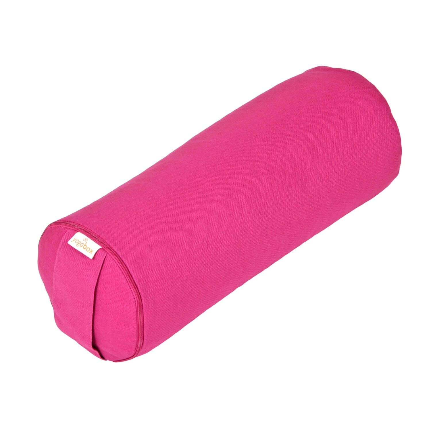 Yoga MINI BOLSTER / Nackenrolle BASIC magenta Buchweizenschalen 38 x 15 x 15 cm