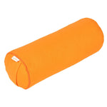 Yoga MINI BOLSTER / Nackenrolle BASIC orange Buchweizenschalen 38 x 15 x 15 cm