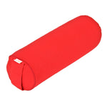 Yoga MINI BOLSTER / Nackenrolle BASIC rot Buchweizenschalen 38 x 15 x 15 cm