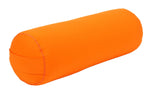 Yoga und Pilates Bolster / Yogakissen Made in Germany 2. Wahl orange Buchweizenschalen 65 x 22 x 22 cm
