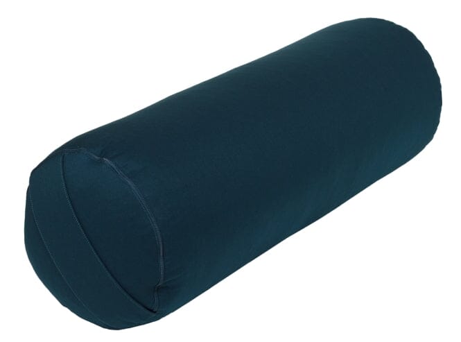 Yoga und Pilates Bolster / Yogakissen Made in Germany 2. Wahl petrol Buchweizenschalen 65 x 22 x 22 cm