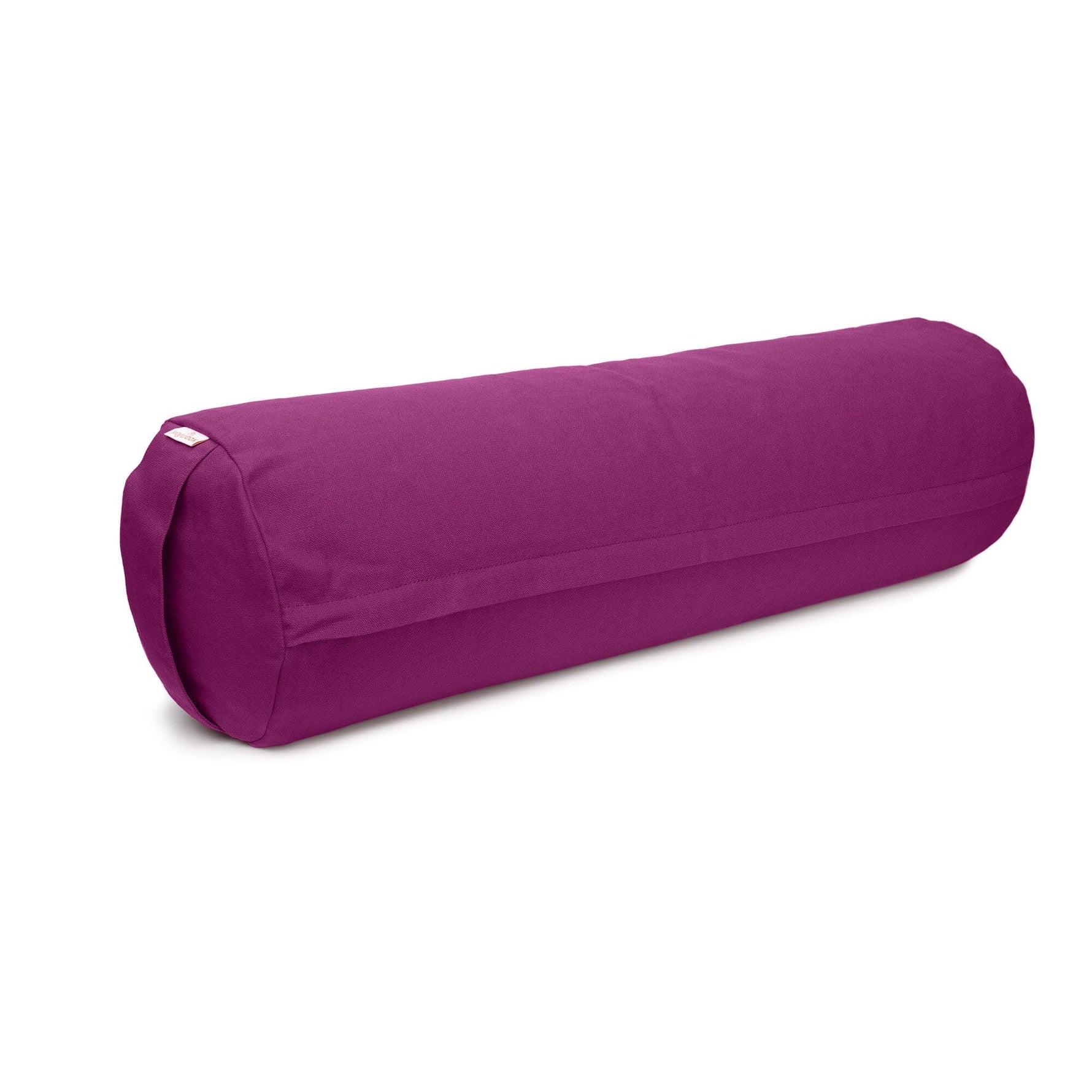 Yoga und Pilates Bolster / Yogarolle BASIC aubergine Buchweizenschalen 65 x 22 x 22 cm
