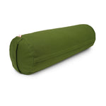 Yoga und Pilates Bolster / Yogarolle BASIC olivgrün Buchweizenschalen 65 x 22 x 22 cm