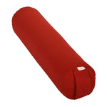 Yoga und Pilates Bolster / Yogarolle BASIC small bordeaux Buchweizenschalen 65 x 15 x 15 cm