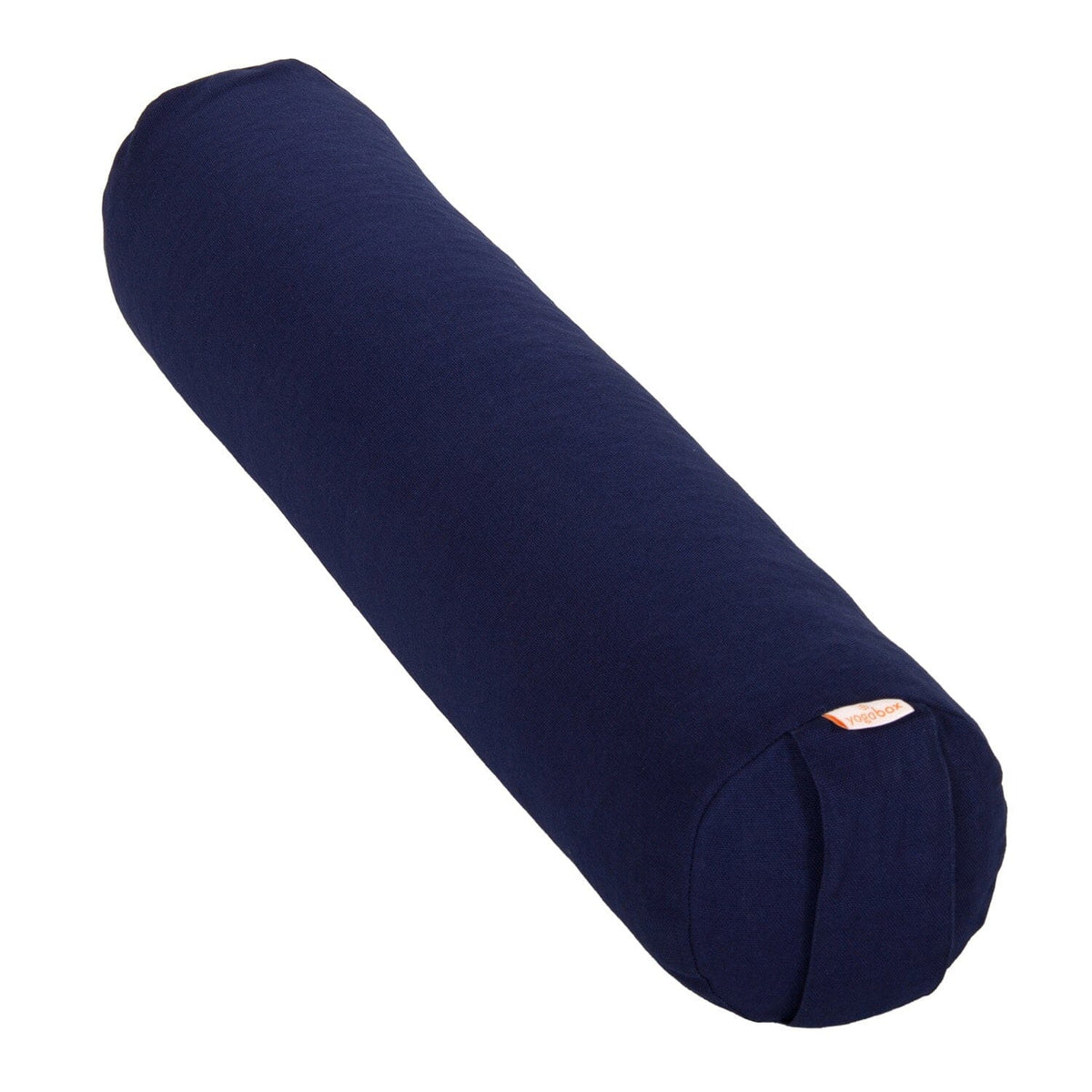 Yoga und Pilates Bolster / Yogarolle BASIC small dunkelblau Buchweizenschalen 65 x 15 x 15 cm