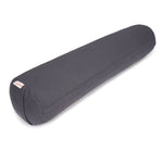 Yoga und Pilates Bolster / Yogarolle BASIC small grau Buchweizenschalen 65 x 15 x 15 cm