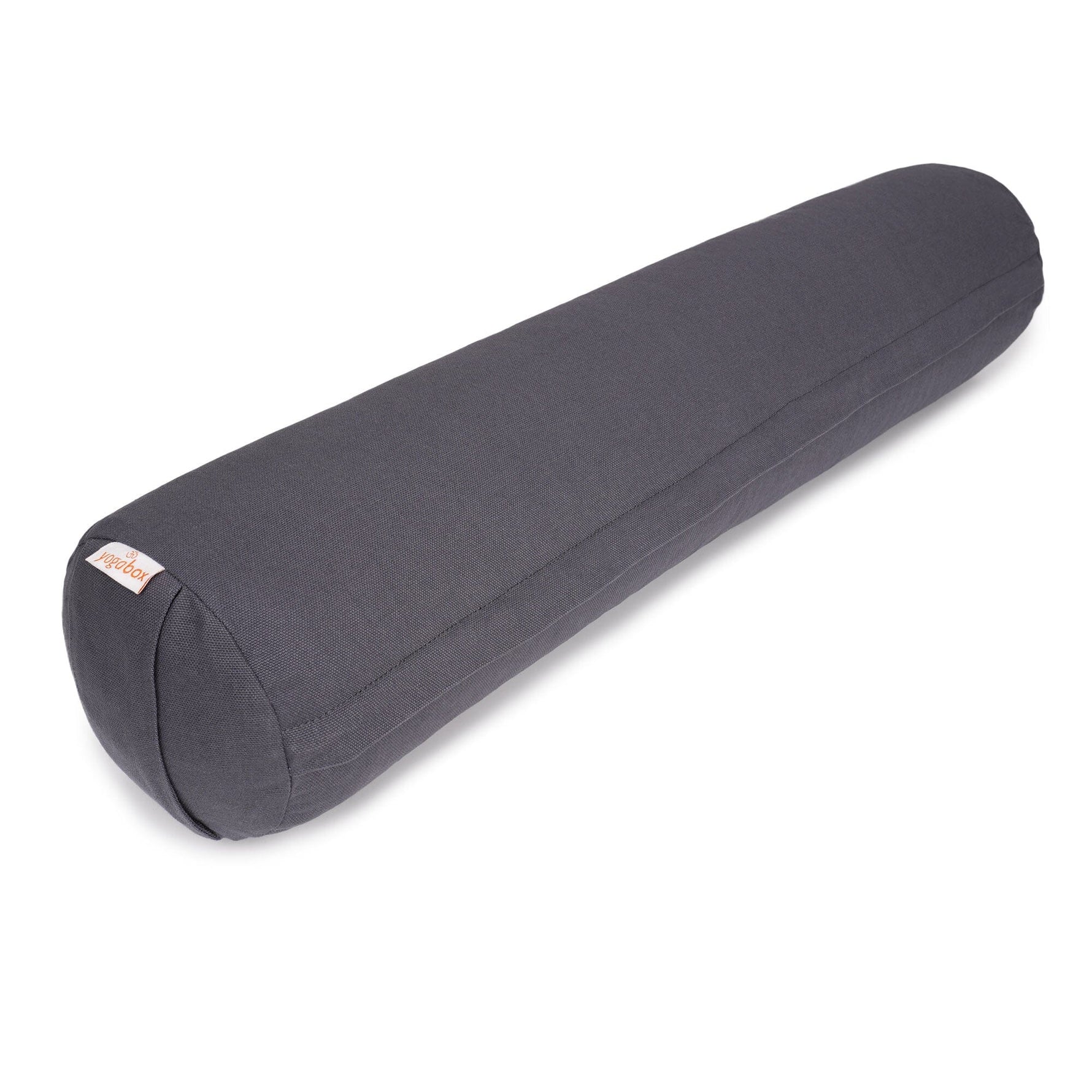 Yoga und Pilates Bolster / Yogarolle BASIC small grau Buchweizenschalen 65 x 15 x 15 cm