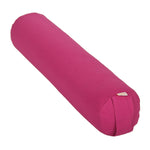 Yoga und Pilates Bolster / Yogarolle BASIC small magenta Buchweizenschalen 65 x 15 x 15 cm