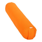 Yoga und Pilates Bolster / Yogarolle BASIC small orange Buchweizenschalen 65 x 15 x 15 cm