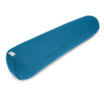 Yoga und Pilates Bolster / Yogarolle BASIC small petrol Buchweizenschalen 65 x 15 x 15 cm