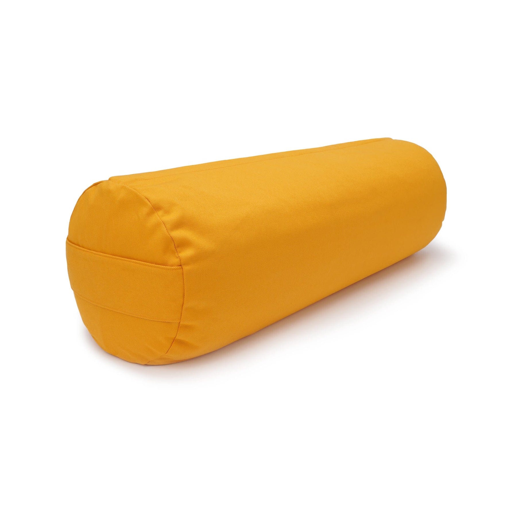 Yoga und Pilates Bolster / Yogarolle D - regional hergestellt maisgelb Buchweizenschalen 65 x 22 x 22 cm