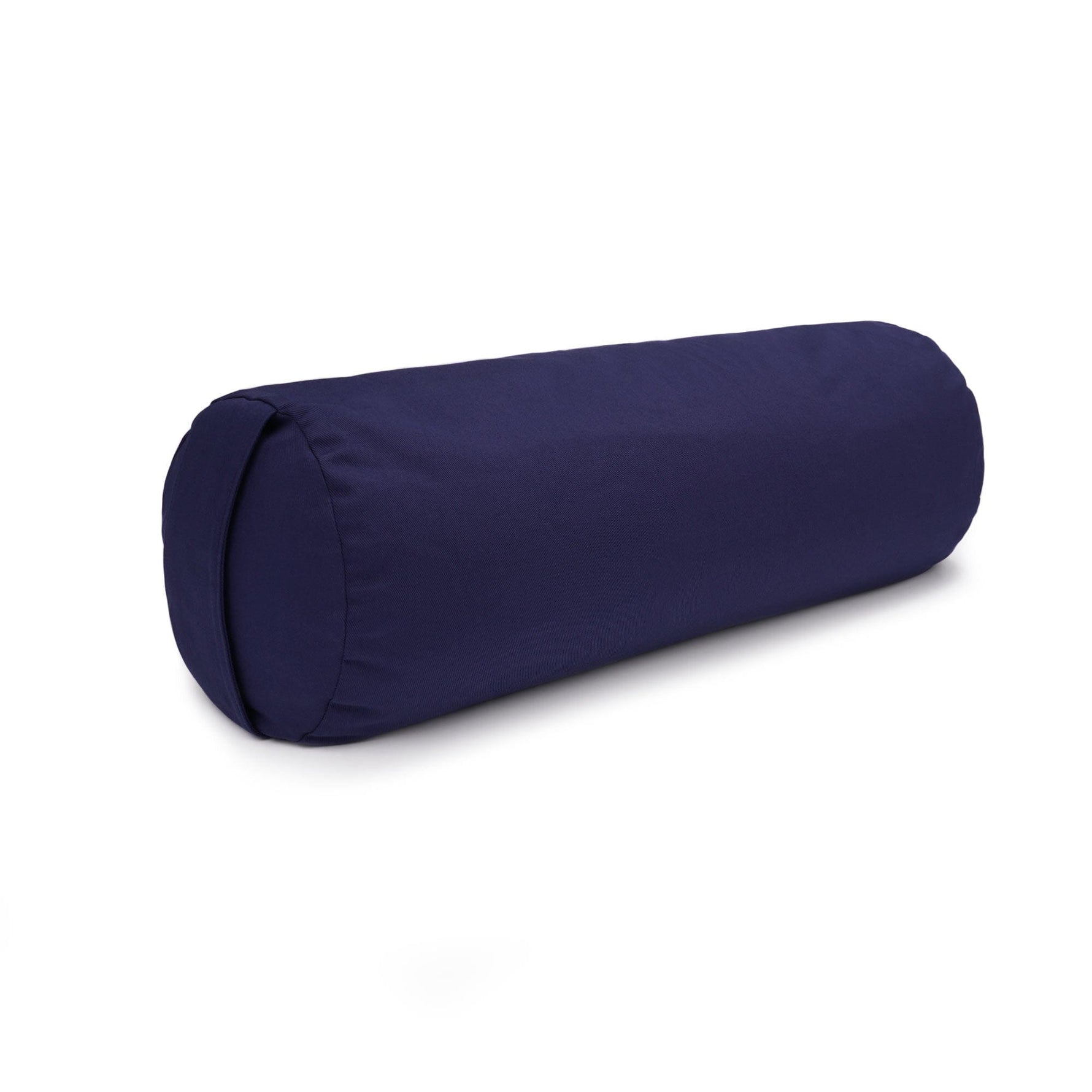 Yoga und Pilates Bolster / Yogarolle D - regional hergestellt marine Buchweizenschalen 65 x 22 x 22 cm