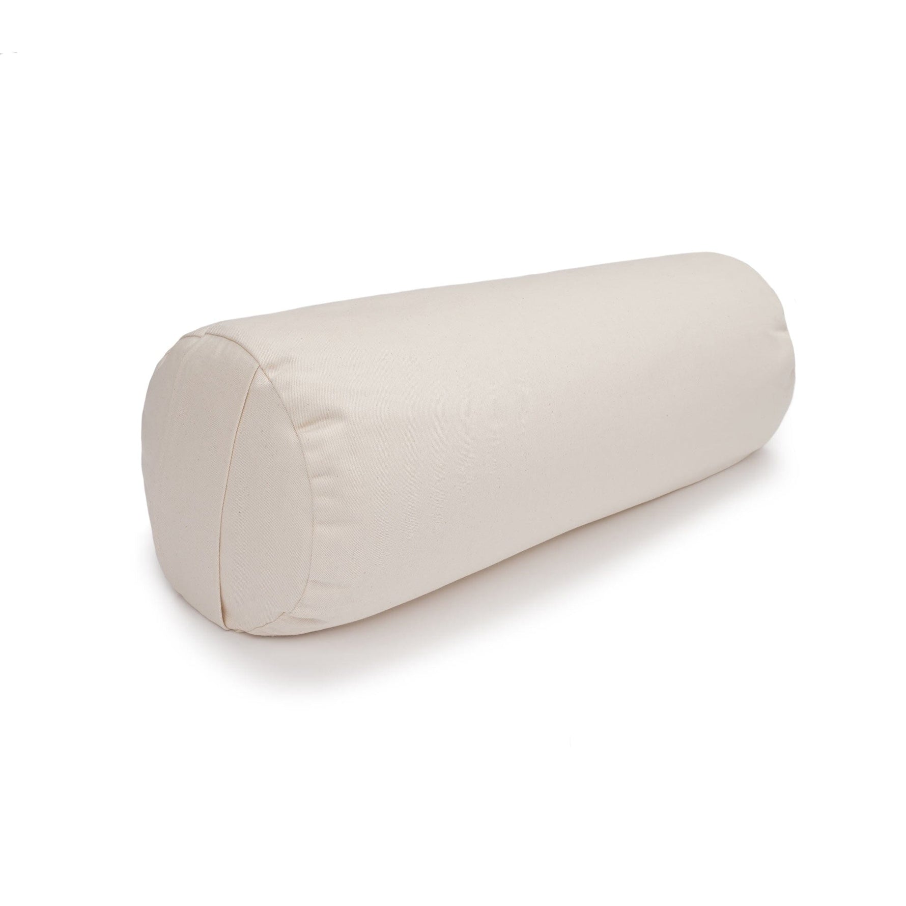 Yoga und Pilates Bolster / Yogarolle D - regional hergestellt natur Buchweizenschalen 65 x 22 x 22 cm