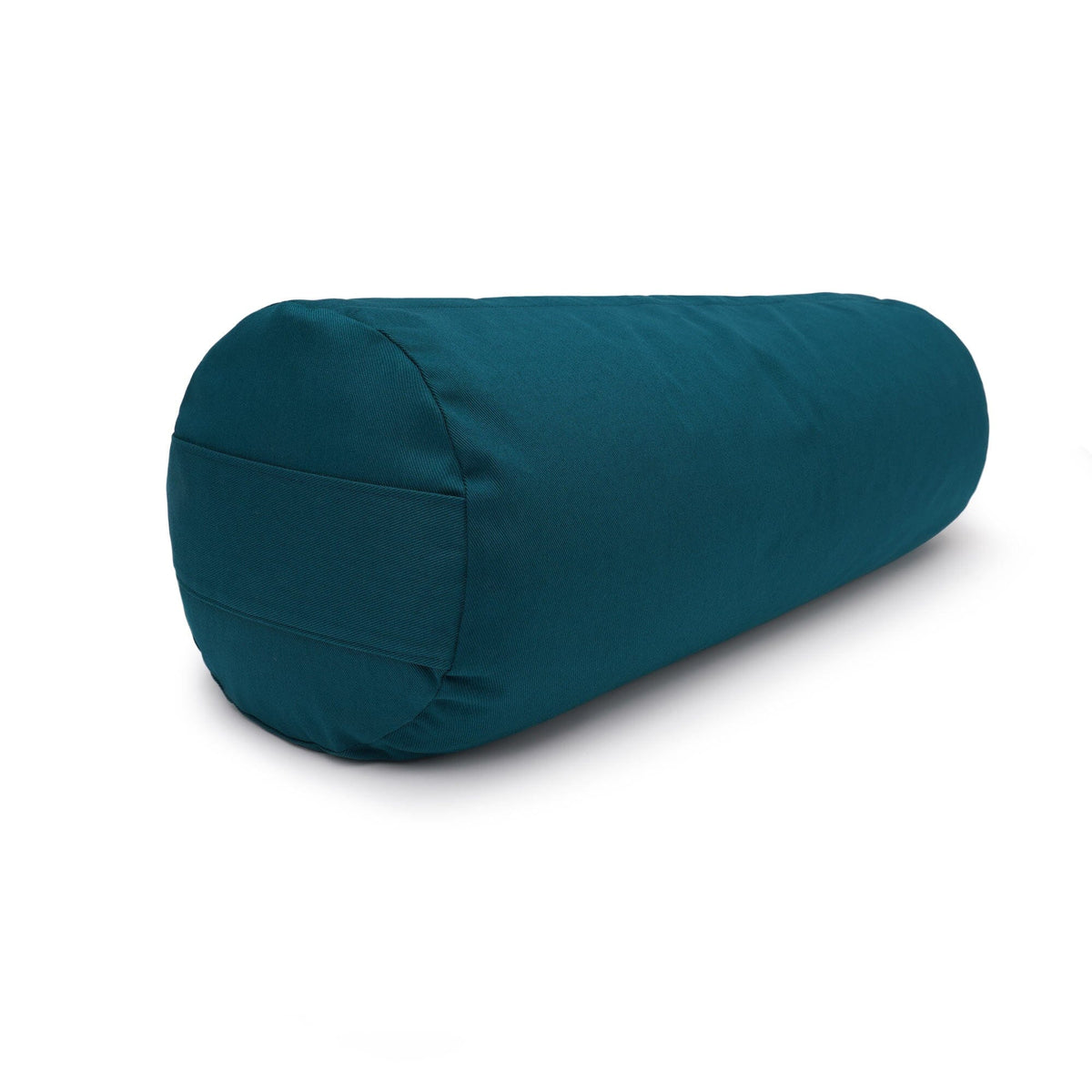 Yoga und Pilates Bolster / Yogarolle D - regional hergestellt petrol Buchweizenschalen 65 x 22 x 22 cm