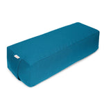 Yoga und Pilates Rechteckbolster BASIC petrol 60 x 20 x 14 cm Buchweizenschalen