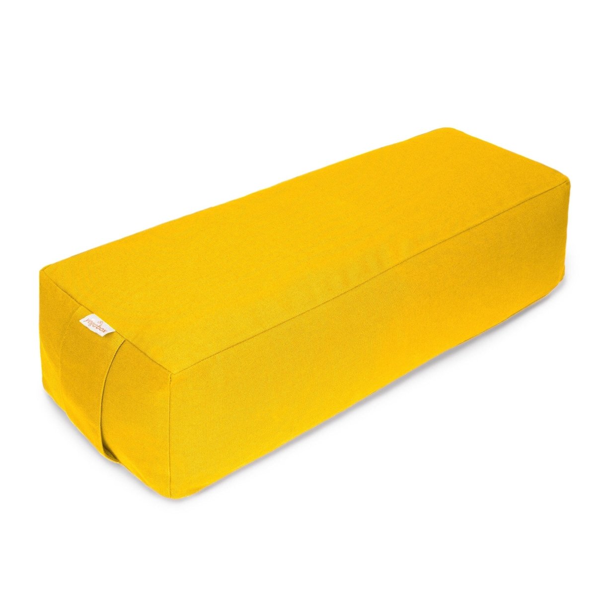 Yoga und Pilates Rechteckbolster BASIC dotter 60 x 20 x 14 cm Buchweizenschalen