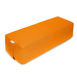 Yoga und Pilates Rechteckbolster BASIC orange Buchweizenschalen 60 x 20 x 14 cm
