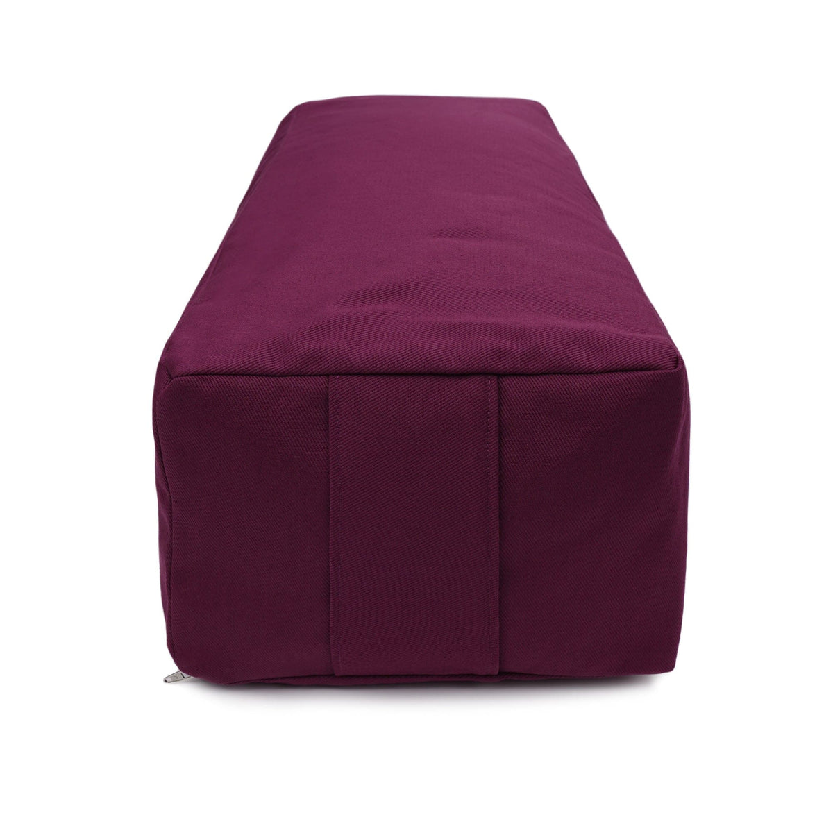 Yoga und Pilates Rechteckbolster D - regional hergestellt aubergine 60 x 20 x 14 cm Buchweizenschalen
