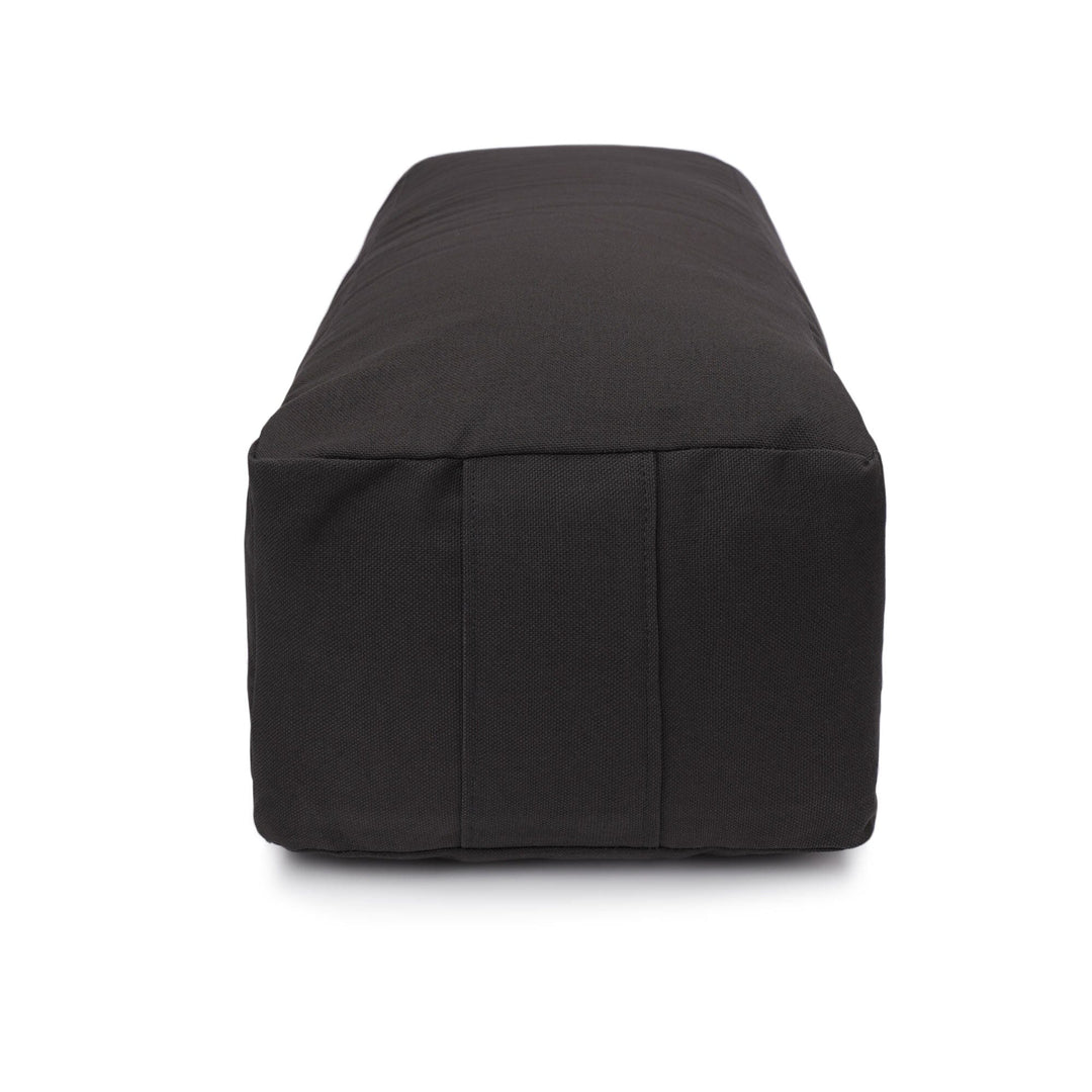 Yoga und Pilates Rechteckbolster D - regional hergestellt anthrazit 60 x 20 x 14 cm Buchweizenschalen