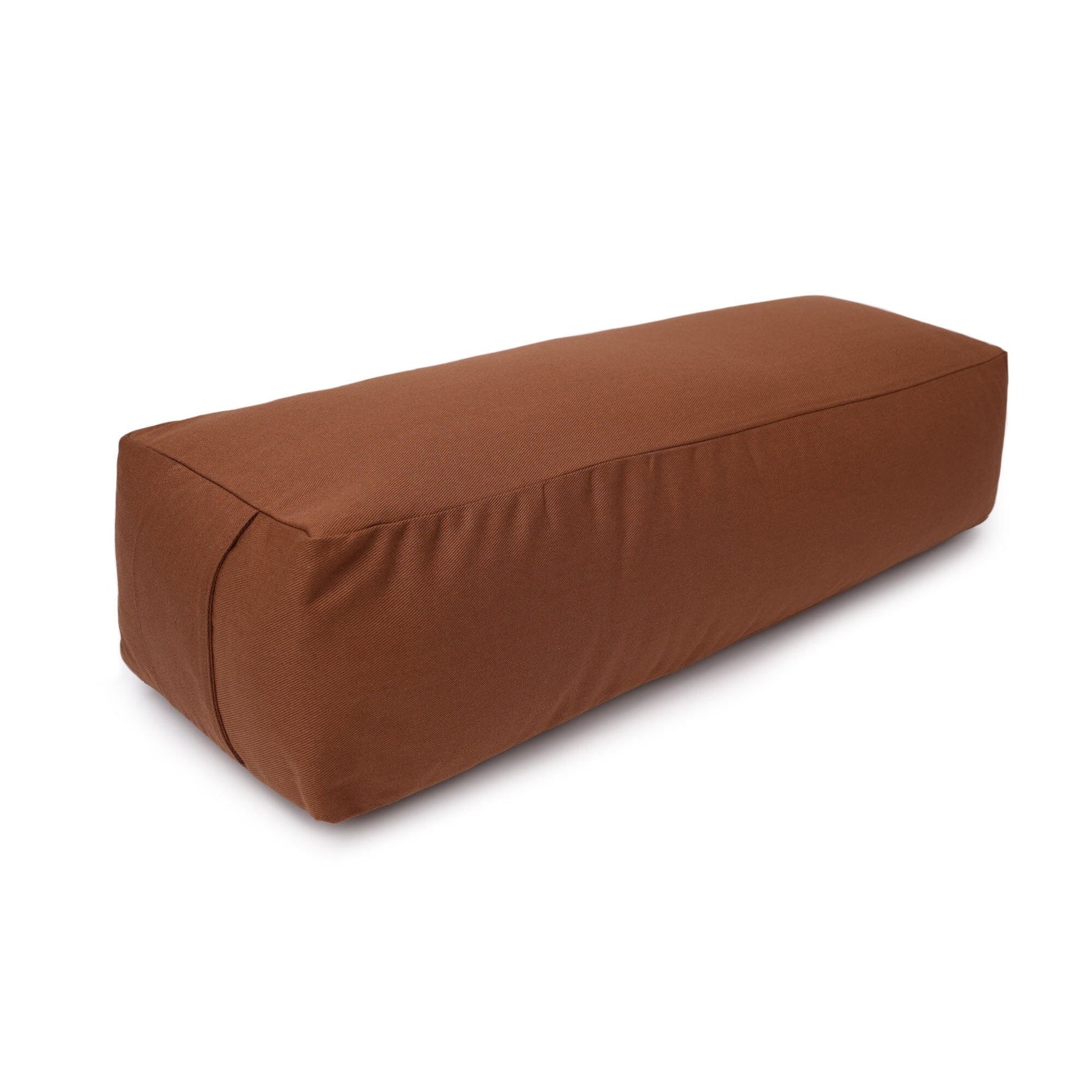 Yoga und Pilates Rechteckbolster D - regional hergestellt kastanie Buchweizenschalen 60 x 20 x 14 cm