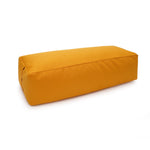 Yoga und Pilates Rechteckbolster D - regional hergestellt maisgelb Buchweizenschalen 60 x 20 x 14 cm