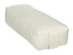 Yoga und Pilates Rechteckbolster D - regional hergestellt natur 60 x 20 x 14 cm Buchweizenschalen
