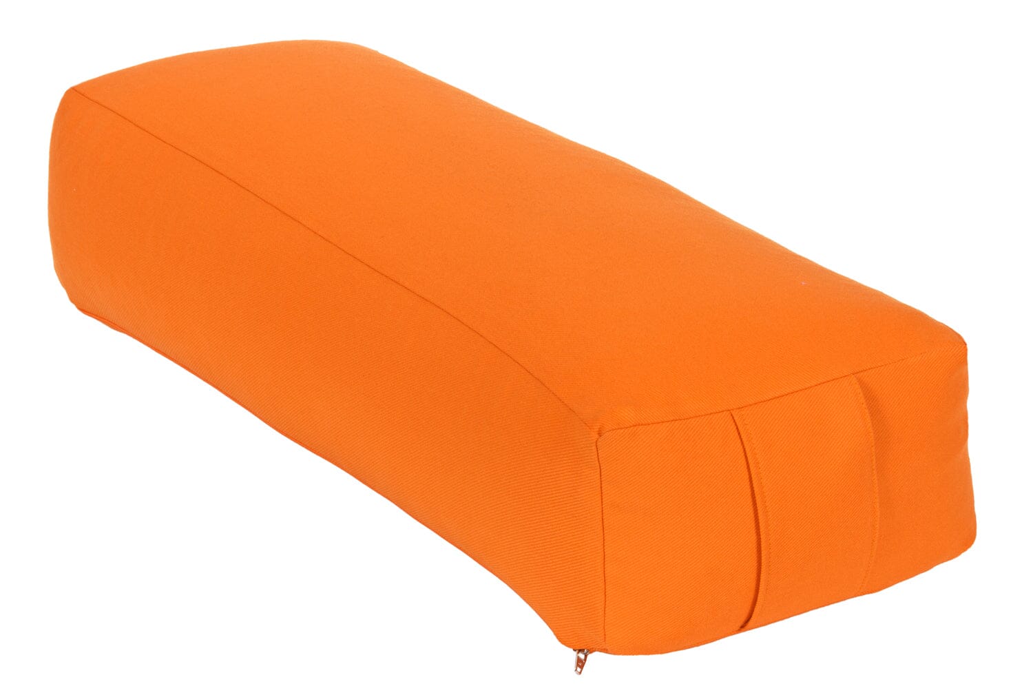 Yoga und Pilates Rechteckbolster D - regional hergestellt orange 60 x 20 x 14 cm Buchweizenschalen
