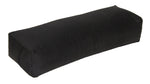 Yoga und Pilates Rechteckbolster D - regional hergestellt schwarz 60 x 20 x 14 cm Buchweizenschalen