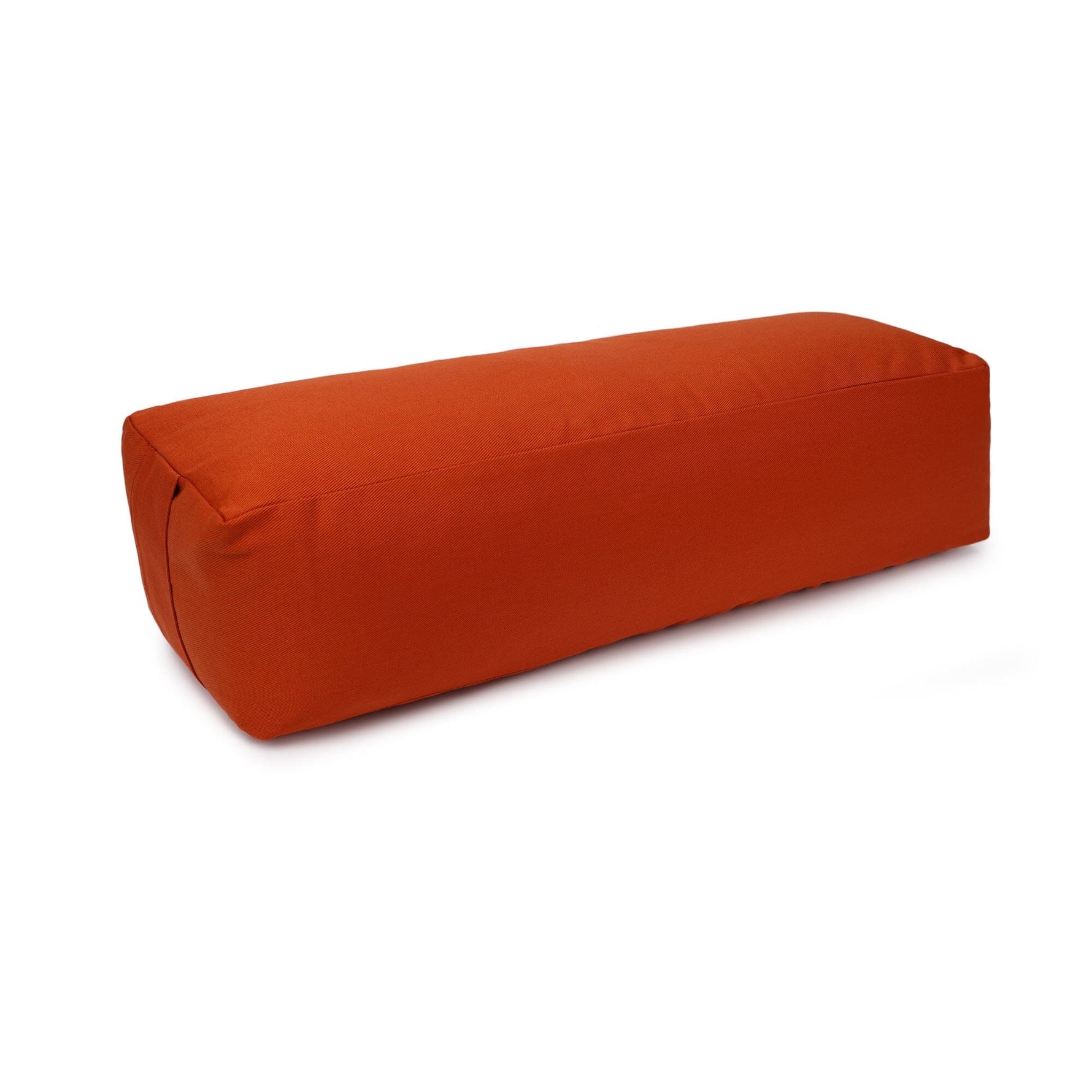 Yoga und Pilates Rechteckbolster D - regional hergestellt terra Buchweizenschalen 60 x 20 x 14 cm