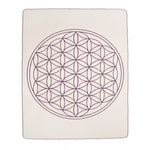 Yogadecke Blume des Lebens - regional hergestellt 